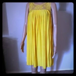 Yellow summer dress